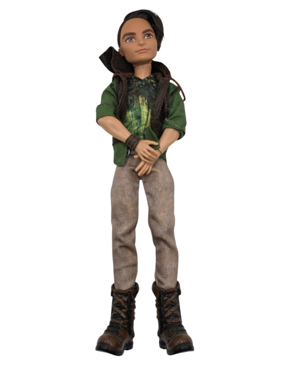 Ever After High Hunter Huntsman Boy Doll Green Shirt Brown Vest Boots 12 inch